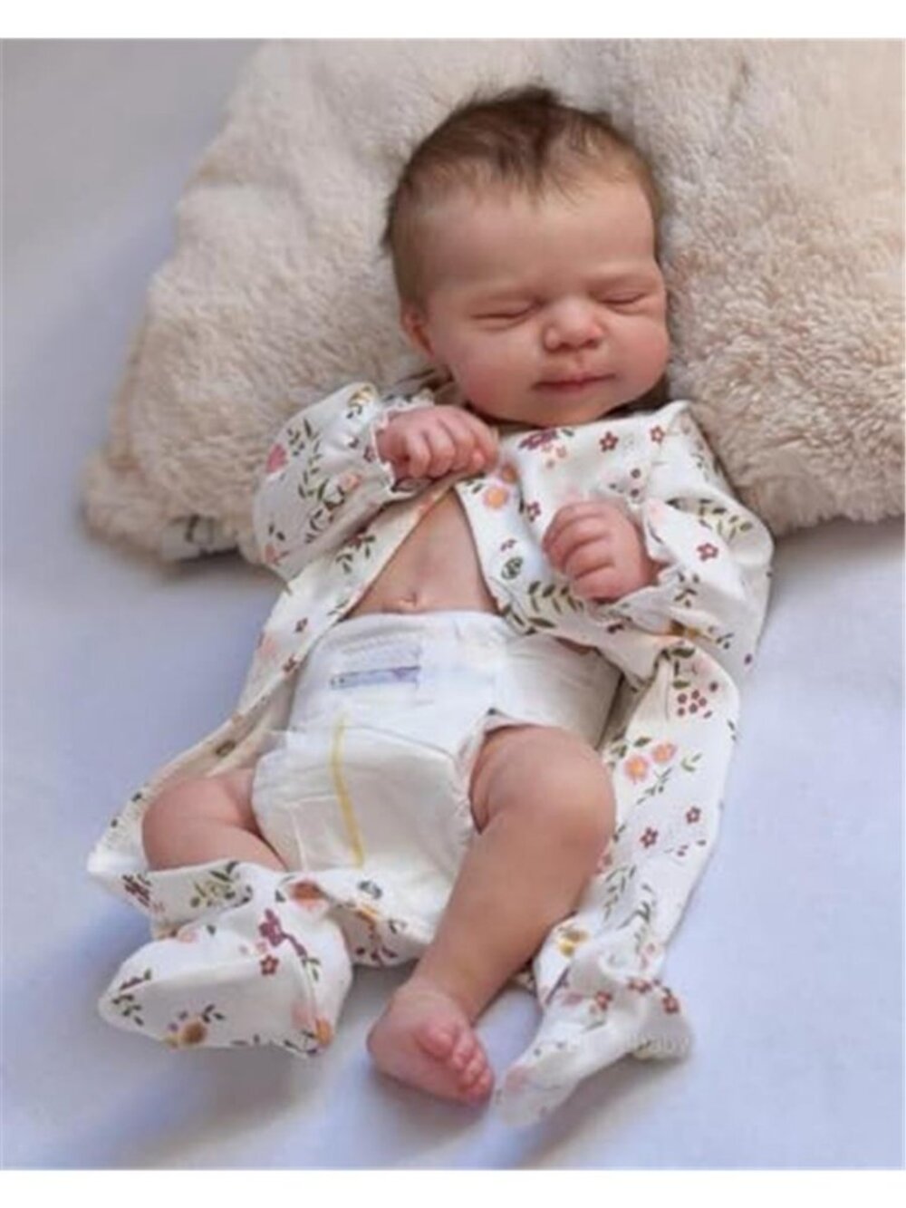 18 Inch Full Body Vinyl Reborn Baby Boy Doll Realistic Soft Skin Poseable